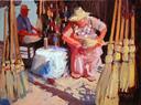 Broom Maker at the Ranching Heritage Center